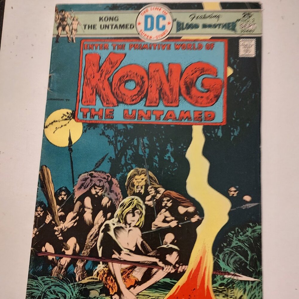 KONG THE UNTAMED # 2 Blood Brother By Jack Oleck Cover by Bernie Wrightson